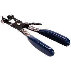 Kleště na spony hadicové zahnuté GEKO