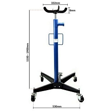 Hydraulický pracovní zvedák převodovky 0,5T GEKO