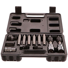 Sada bitů hex a hvězdy 1/2” pro alternátor, 13ks GEKO