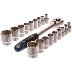 Hlavice nástrčné + ráčna 1/2