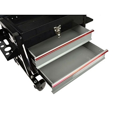 Dílenská stolička s 2 zásuvkami GEKO