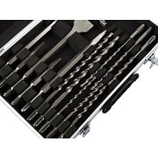 Sada vrtáků a sekáčů SDS PLUS 17ks GEKO