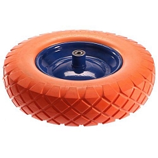 Gumové kolo do vozíku oranžové, 400x90mm GEKO