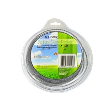 Struna do sekačky zesílená, 3,0mm, 50m, zvlněný profil, nylon GEKO