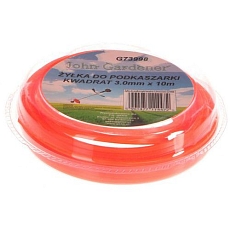 Struna do sekačky, 3,0mm, 10m, čtvercový profil, nylon GEKO