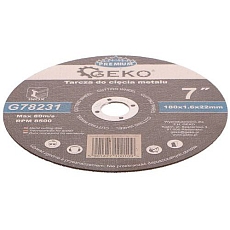 Kotouč řezný na kov, 180x1,6mm GEKO