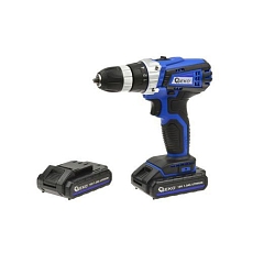 Akumulátorový šroubovák 18 V + nářadí, 46 ks GEKO