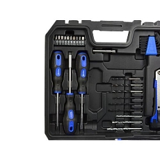 Akumulátorový šroubovák 18 V + nářadí, 46 ks GEKO