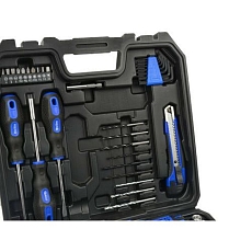 Akumulátorový šroubovák 18 V + nářadí, 46 ks GEKO