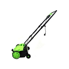 Travní provdušňovač a kultivátor 2v1, elektrický motor GEKO