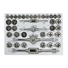 Sada závitníků a závitová očka 110 ks GEKO