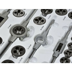 Sada závitníků a závitová očka 110 ks GEKO