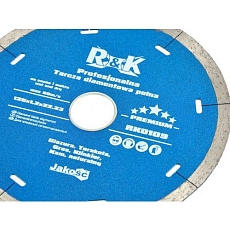 Diamantový lisovaný kotouč 125 x 5 x 1,4 x 22,2mm, kontinuální lem GEKO