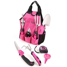 Sada zahradního nářadí GARDEN PINK 12 SIXTOL