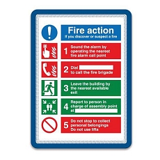 Informační kapsa Varna A4, samolepicí, modrá