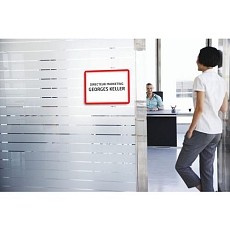 Informační kapsa Varna A4, samolepicí, červená