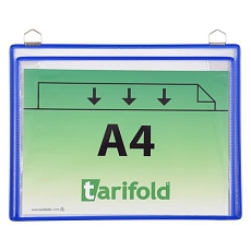 Informační rámečk Tarifold A4, se dvěma oky, modrý