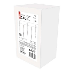 LED vánoční girlanda - 10x rampouch, 3,6 m, venkovní i vnitřní, studená bílá