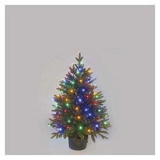 LED vánoční řetěz, 8 m, venkovní i vnitřní, multicolor, časovač