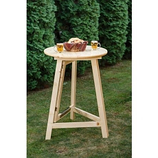 Zahradní skládací stůl Elora, průměr 80 cm