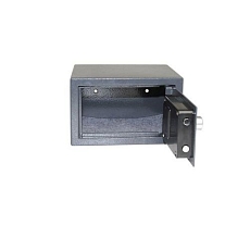 Nábytkový trezor s elektronickým zámkem, číselnou klávesnicí a páčkou k otevření, 180 x 290 x 250 mm