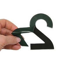 Nerezové číslo ve 2D provedení, výška 95 mm, znak 