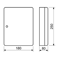 Skříňka na klíče, 48 háčků