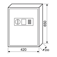 Trezor na klíče, 133 háčků
