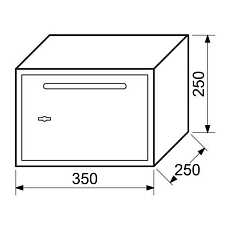 Nábytkový trezor s vhozem a mechanickým zámkem
