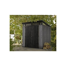 Zahradní domek Vertical 7 x 7, šedý