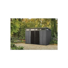 Zahradní domek Vertical 11 x 7, šedý