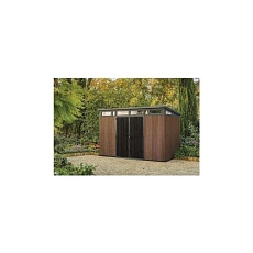 Zahradní domek Vertical 11 x 7, hnědý