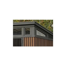 Zahradní domek Vertical 11 x 7, hnědý