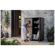 Zahradní skříň Signature, tmavě hnědá, 1 400 l