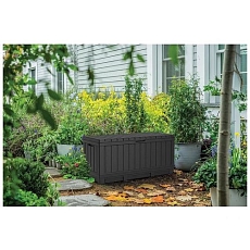 Zahradní úložný box Kentwood, hnědý, 350 L