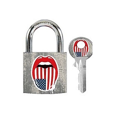 Set visacích zámků 3430EURDAST Master Lock z pevného hliníku, 30 mm, 4 ks