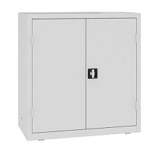 Kovová dílenská skříň s perfopanelem, 104 x 100 x 50 cm, 1 zásuvka, šedá/šedá