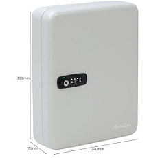 Skříňka na klíče s kódovým zámkem Manutan Expert, 100 háčků