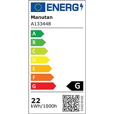 Laboratorní lampa s kruhovou lupou, 22 W - Manutan Expert Jay