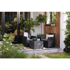 Zahradní nábytková souprava Claire, antracit
