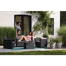 Zahradní nábytková souprava Claire II, antracit