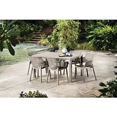 Zahradní křeslo Elisa, hnědé