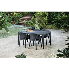 Zahradní křeslo Eva, hnědá