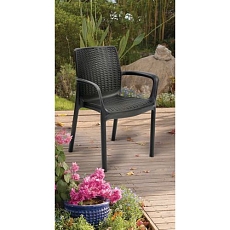 Zahradní křeslo Bali, antracit