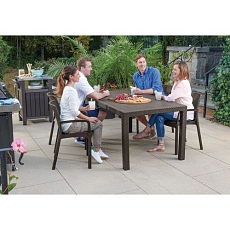 Zahradní křeslo Bali, tmavě hnědá