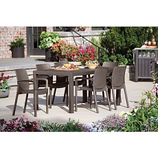 Zahradní křeslo Bali, tmavě hnědá