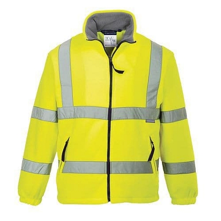 Fleece bunda Eco Hi-Vis, žlutá, vel. XXXL