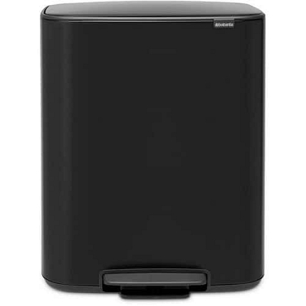 Odpadkový koš s nožním pedálem Bo 2 x 30 l Brabantia černý
