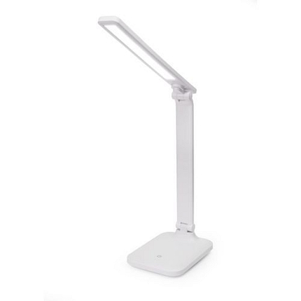 LED stolní lampa Platinet Remus 5W, USB port, bílá