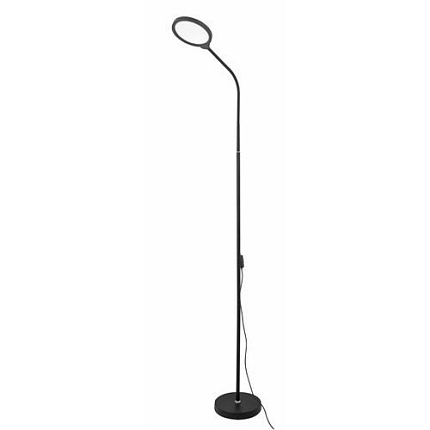 LED podlahová lampa Platinet 10W 2v1, černá